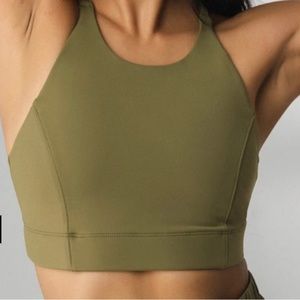 Balance Athletica (Vitality) Reach Bra in Olive